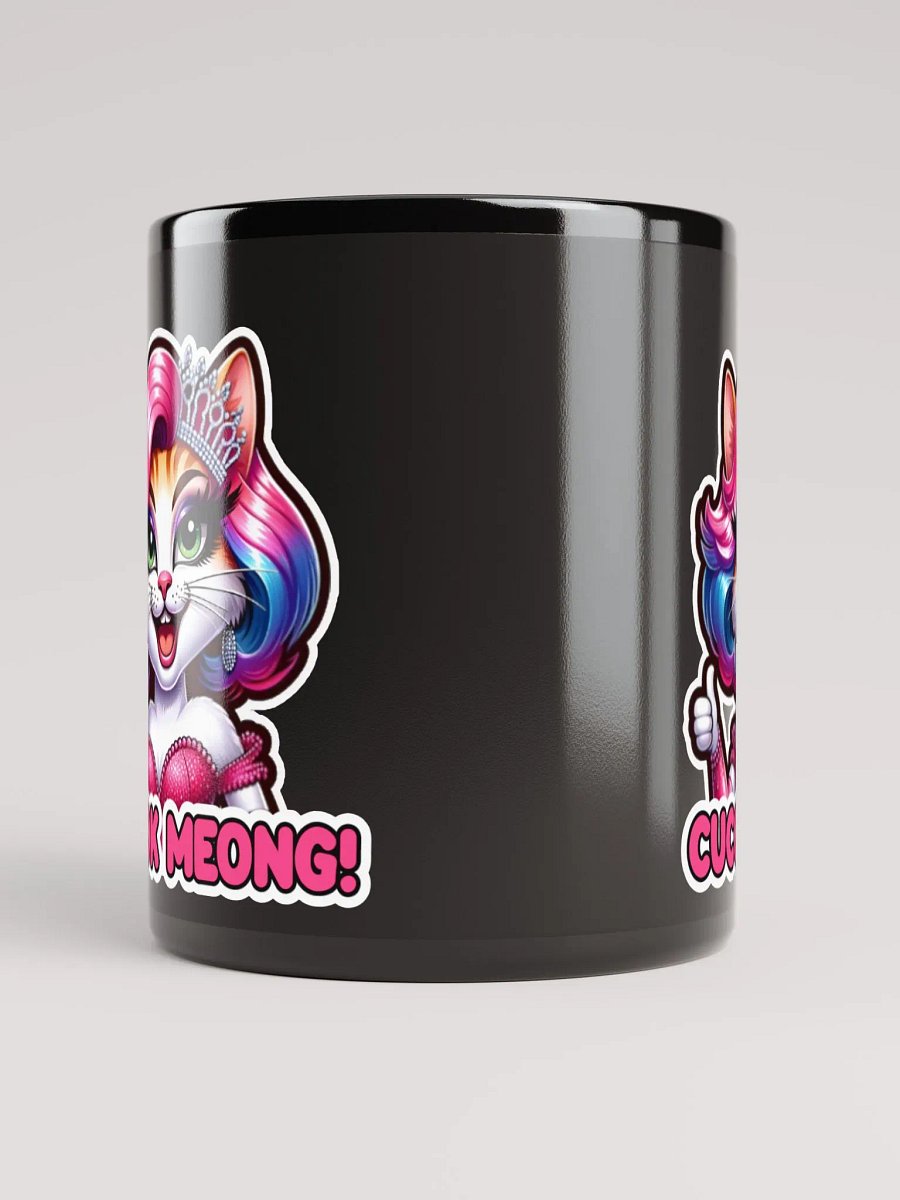 Cucok Meong! Black Glossy Mug product image (10)