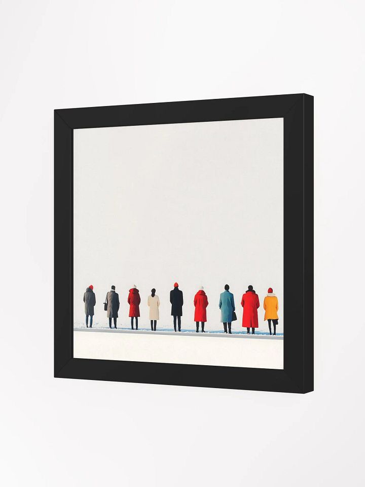 Vibrant Coats Lineup Framed Poster Art product image (27)