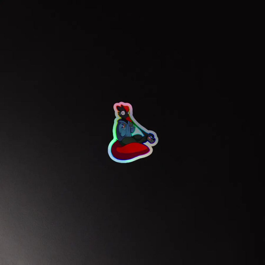 Peanut Butter Stretch Holographic Sticker product image (4)