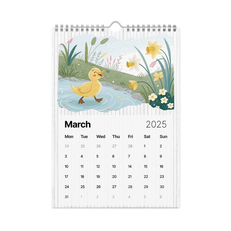 ADORABLE ANIMALS WALL CALENDAR 2026 product image (9)
