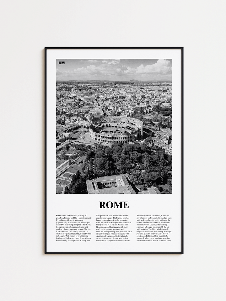 Rome 01 Newspaper Poster product image (1)