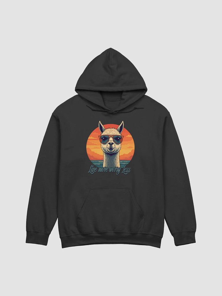 Sunset Llama Vibes Hoodie product image (2)