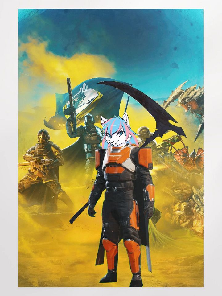 Helldivers 2 Edited Wolfy Poster product image (1)
