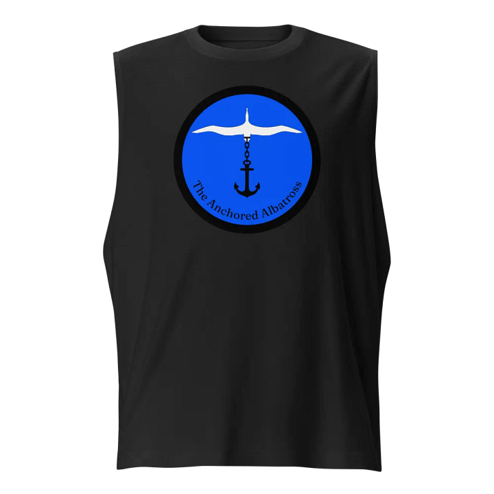 Anchored Albatross Silhouette Muscle Tank product image (1)