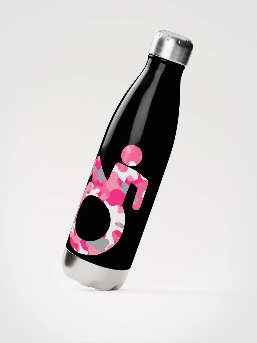 Wheelie, Pink Camo SS Water Bottle product image (2)