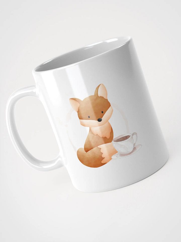 Coffee with Peach | White Glossy Mug product image (1)