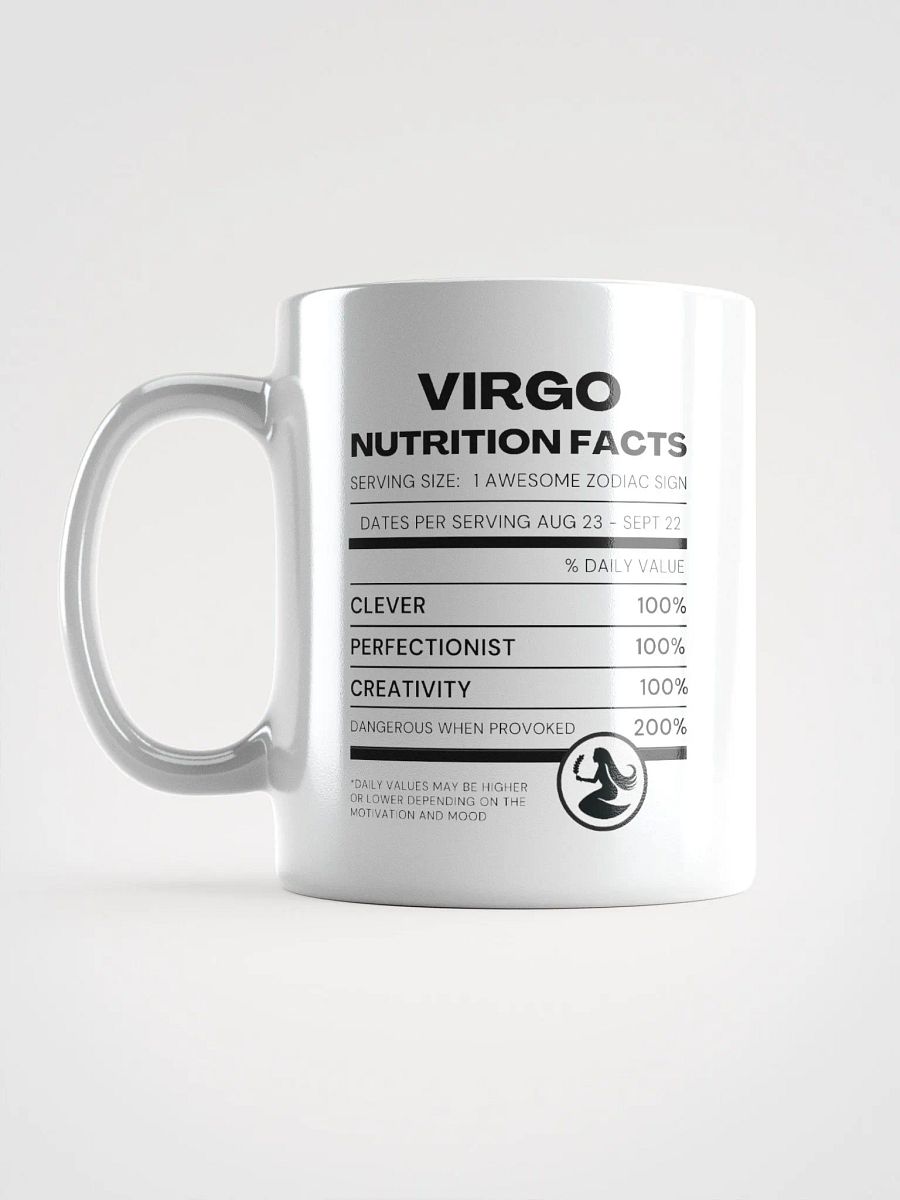 Virgo Nutrition Facts Mug product image (7)