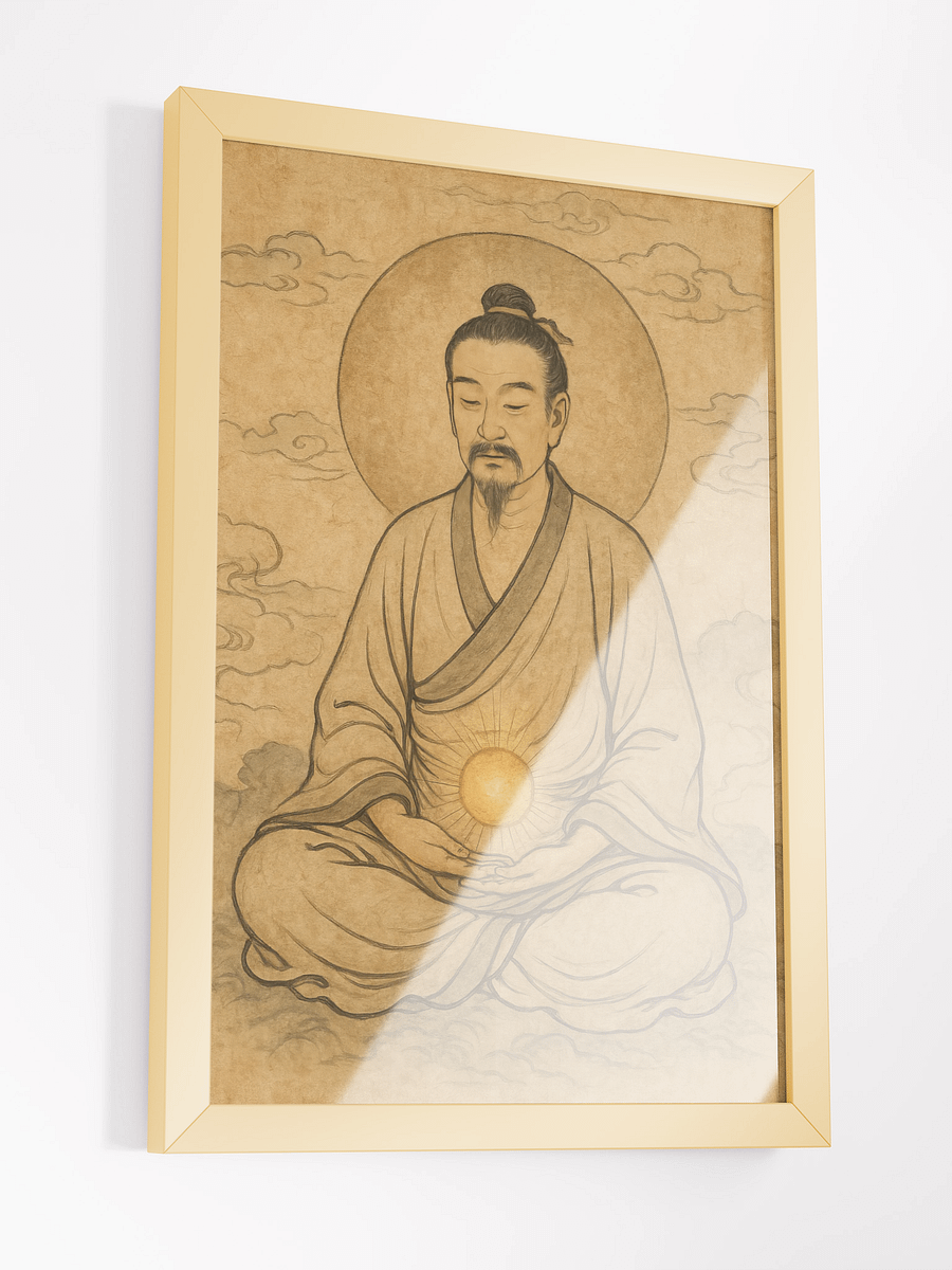 The Dantian Sanctuary of Inner Peace Wood Framed product image (6)
