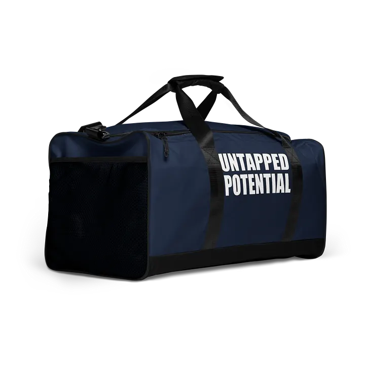 Untapped Potential Navy Blue Duffle Bag product image (2)