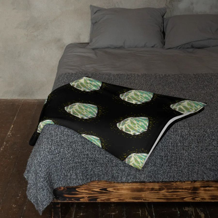 ItsMeHarp Shiny rock Throw Blanket product image (23)