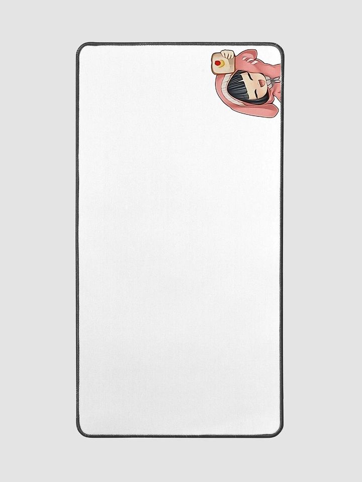White Bunny Feng Toast Desk Mat product image (2)
