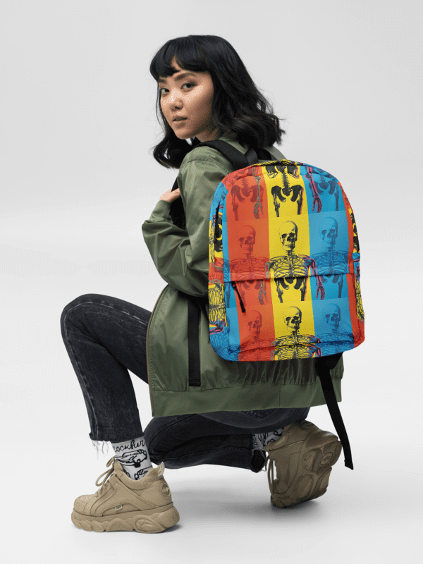 Skeleton Grid All-Over Backpack product image (3)
