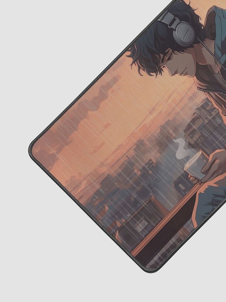 Anime Serenity Desk Mat - Rainy Morning Bliss 12