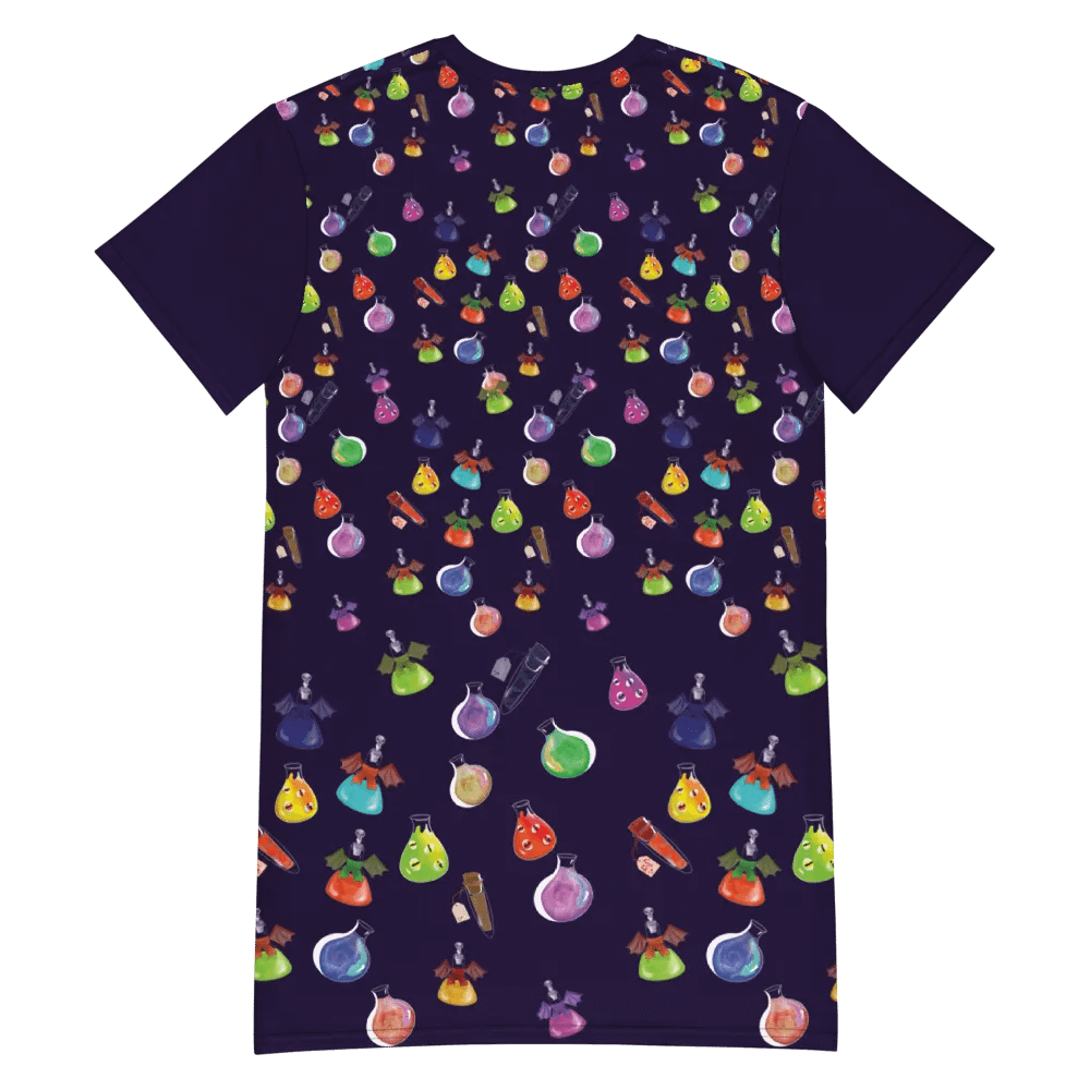 Potions Print T-Shirt Dress product image (6)