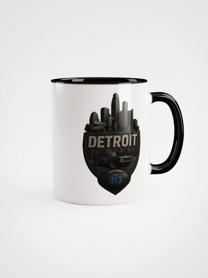 Detroit Skyline Ceramic Mug product image (1)