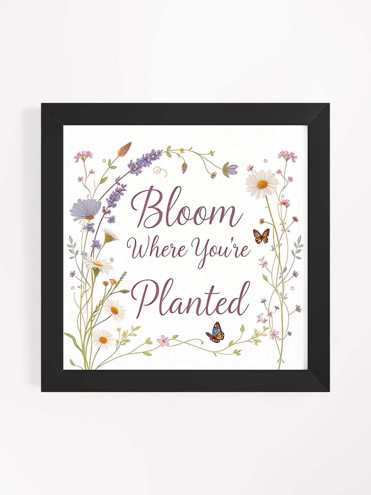 Bloom Where You're Planted Framed Poster product image (2)