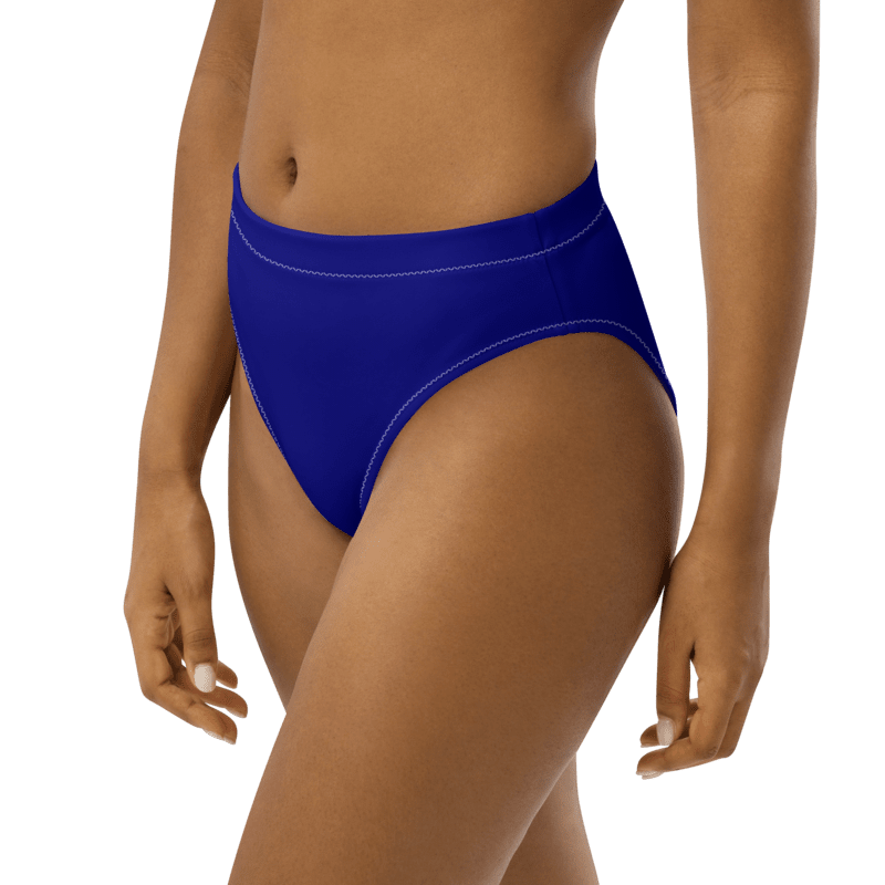 Plain Color Navy Blue Bikini Bottom product image (4)