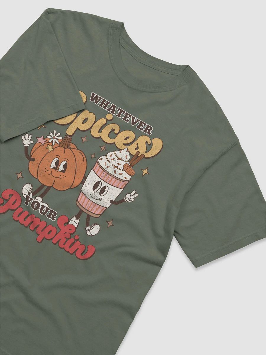 Whatever Spices Your Pumpkin Y2K T-Shirt | Funny Fall and Halloween T-Shirt Design product image (20)