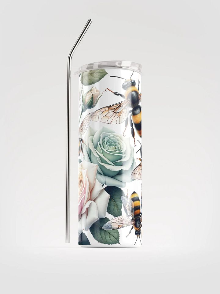 Buzzing Rose Garden Stainless Steel Tumbler product image (2)