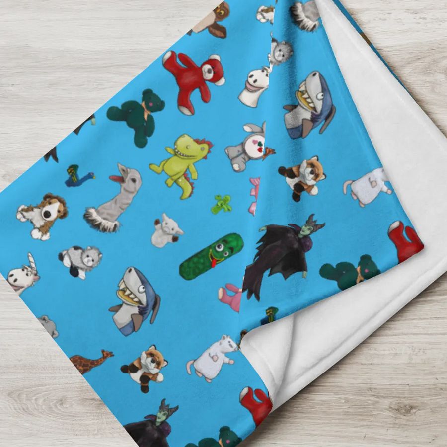 Blue KidTime StoryTime Family Blanket product image (5)