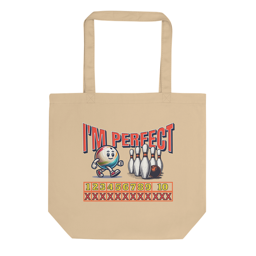 Im Perfect Bowling Strike Statement Eco Tote product image (1)