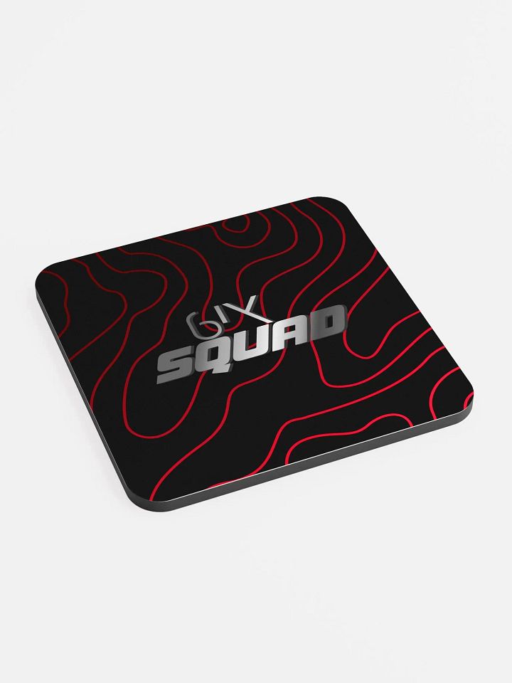 Faded Red 6ix Squad Coaster product image (2)
