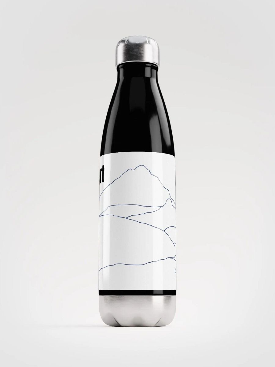 Gilbert Peak water bottle (plain sketch w/ lettering) product image (1)