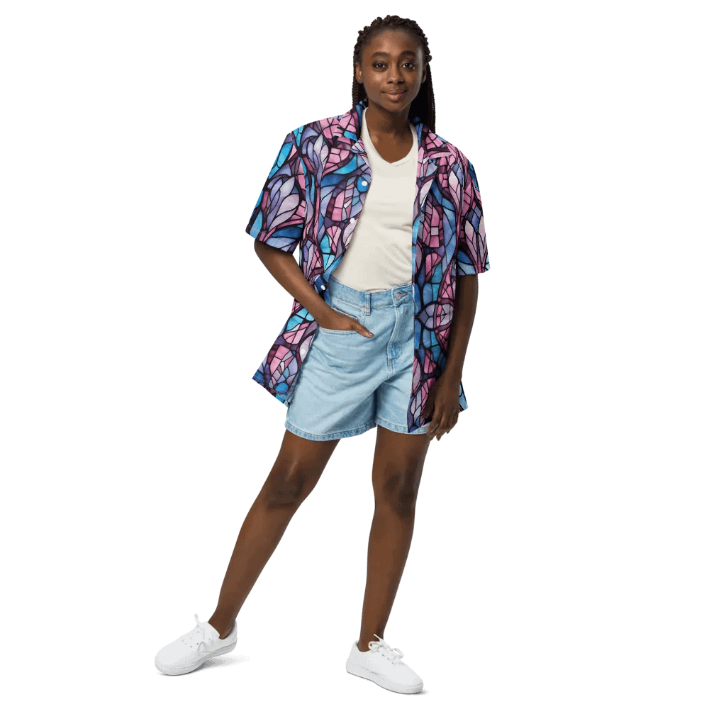 Symmetrical Serenity Hawaiian Shirt product image (3)