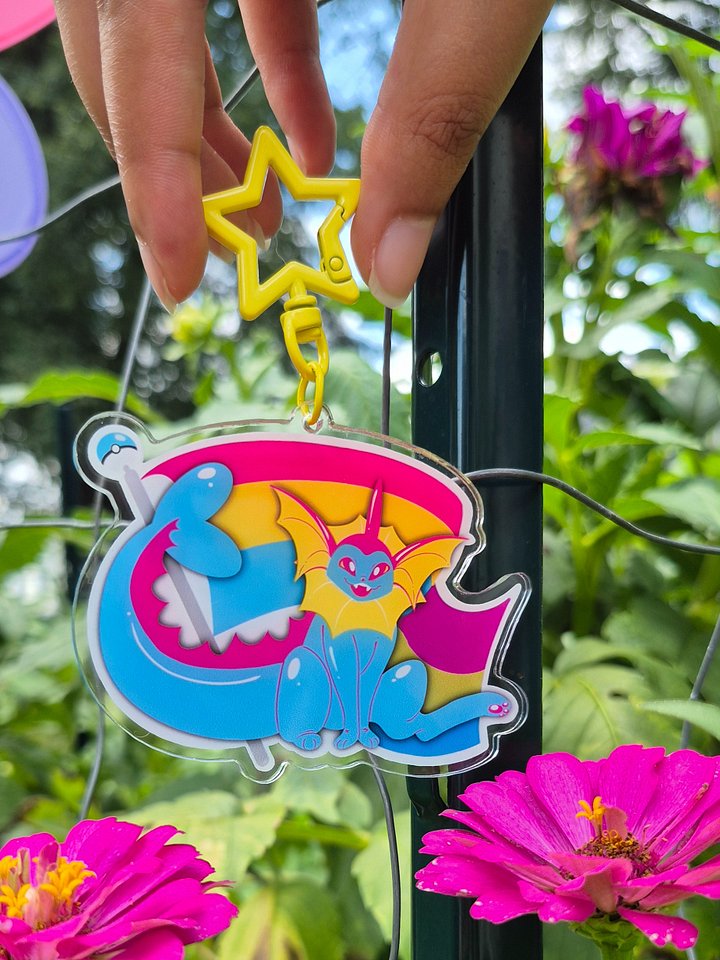 Pansexual Vaporeon Charm product image (1)