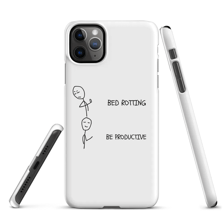Bed Rotting vs Be Productive iPhone® Snap Case product image (5)