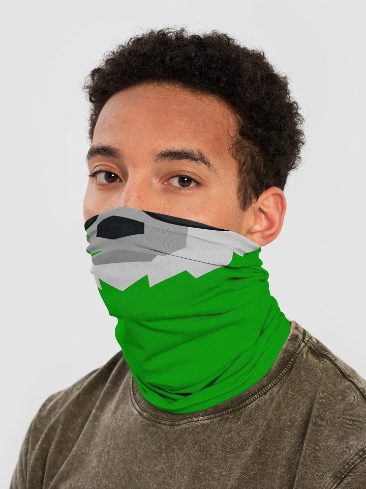 Panda Face Neck Gaiter (GREEN) product image (2)