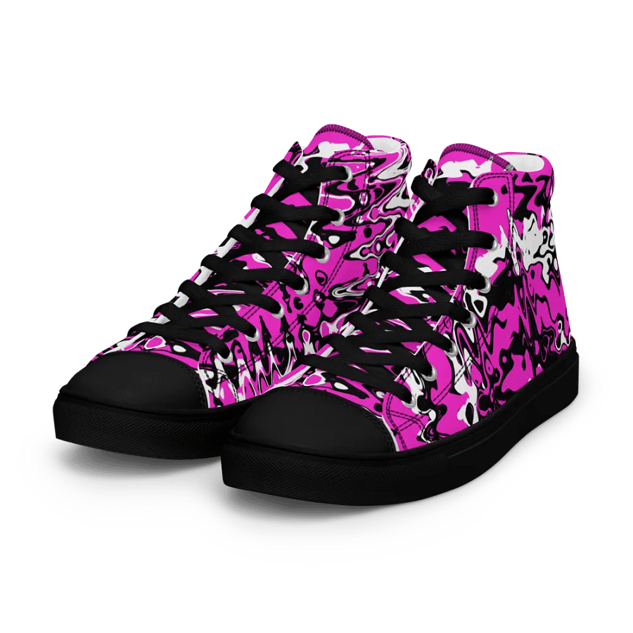 Cyberpink, high top canvas shoes (womens) product image (5)
