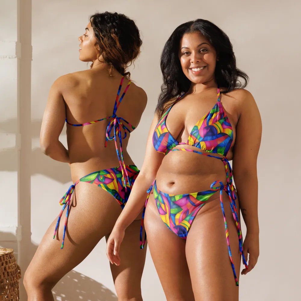 Kaleidoscope Dream All-Over Bikini Set product image (10)