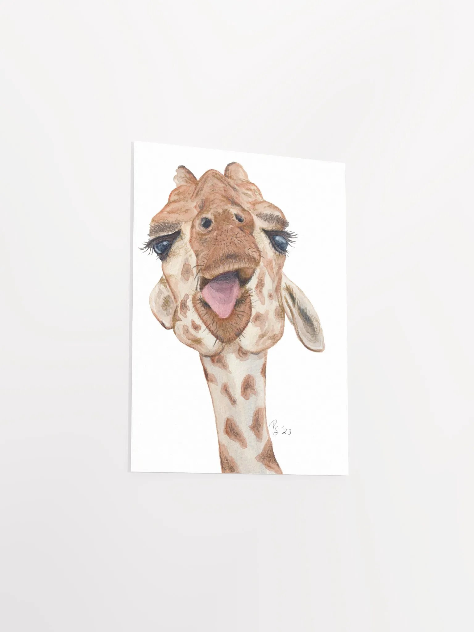 What's Up? Giraffe Poster product image (13)