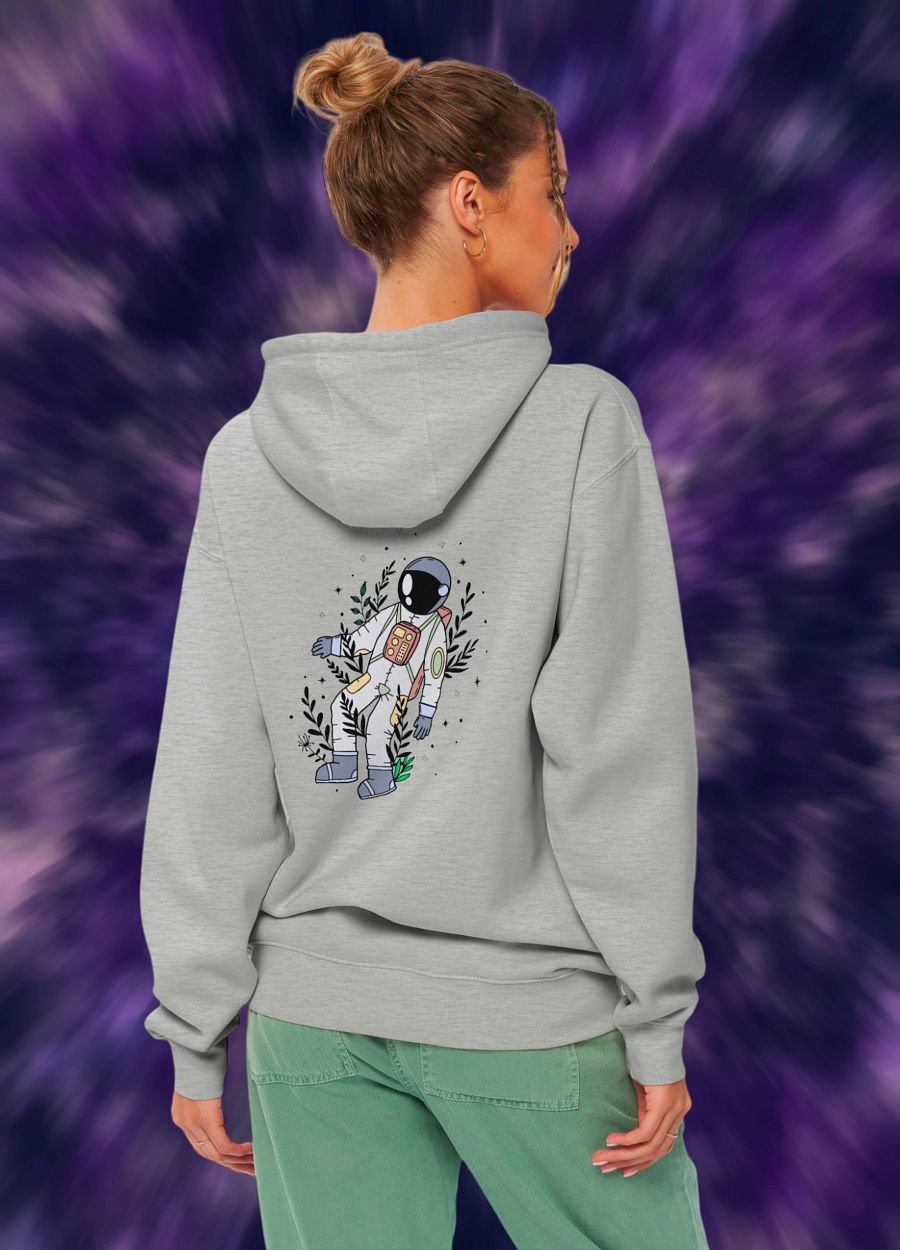Galactic Greenery Astronaut Hoodie product image (24)