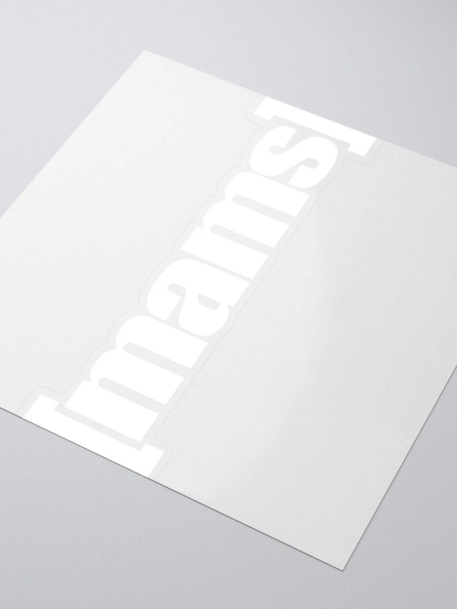 [mams] swim white sticker product image (3)