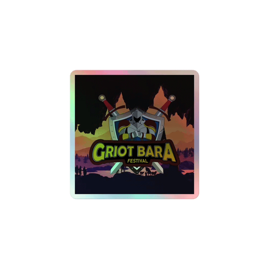 Griot Bara Holographic Sticker product image (1)
