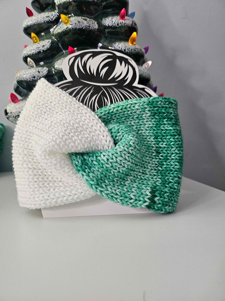 Juniper Shrub/White Twinkle Ear Warmers product image (1)
