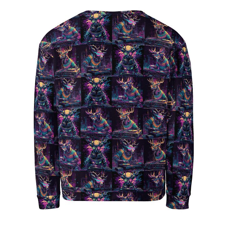 Rising Sons™ DJ Reindeer Ugly Christmas Sweater product image (2)