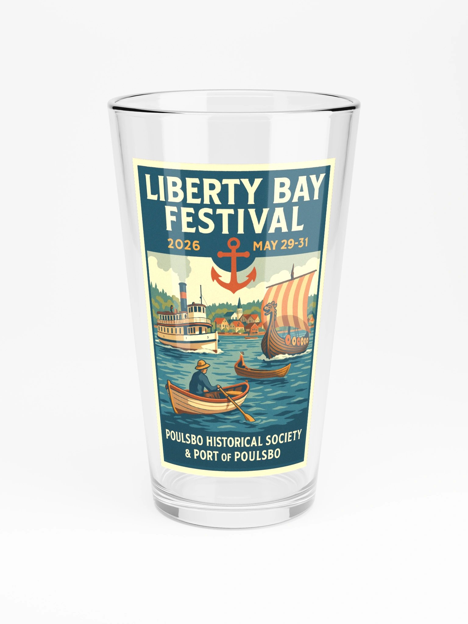 Liberty Bay Festival Pint Glass product image (3)