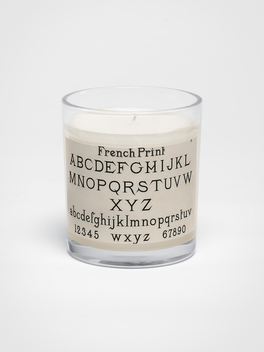 French Print. Soy Wax Candle product image (1)