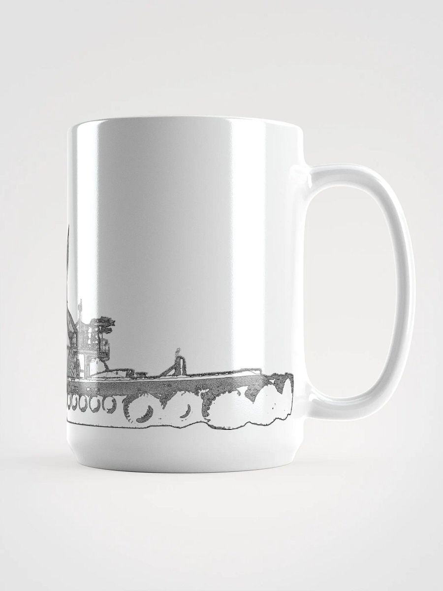 FOSS Tugboat Sketch Glossy Mug 15oz product image (1)