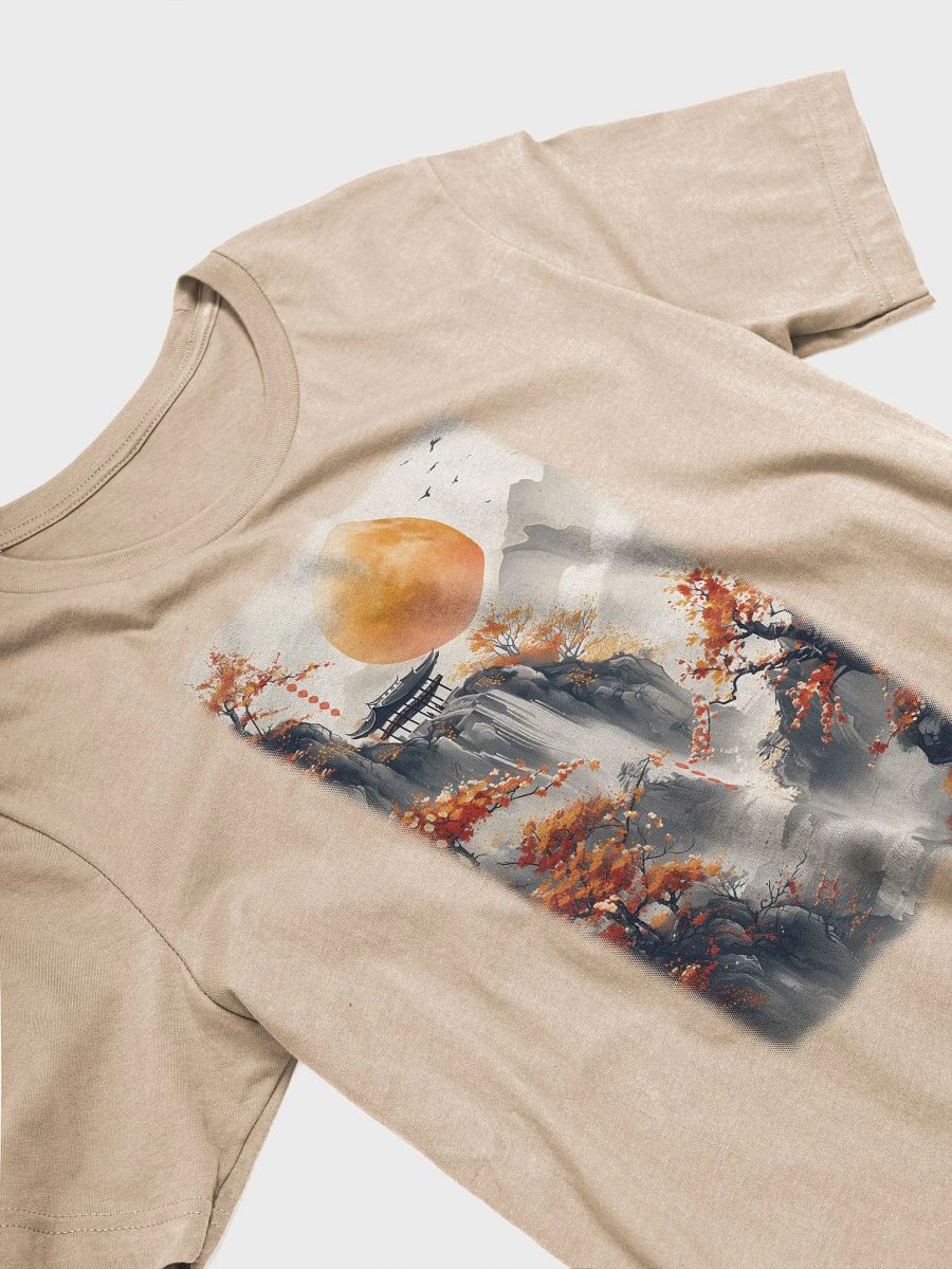 Japanese scene with red moon #2 product image (28)