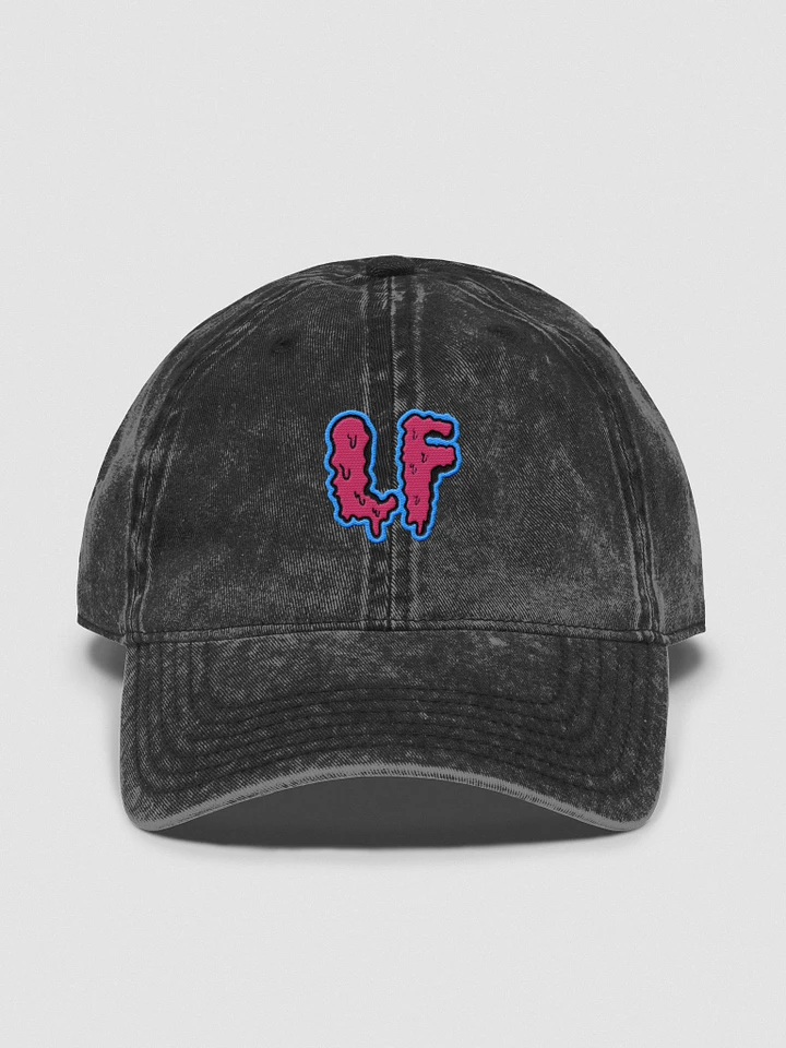 LF Vintage Wash Dad Hat [BLUE OUTLINE] product image (1)