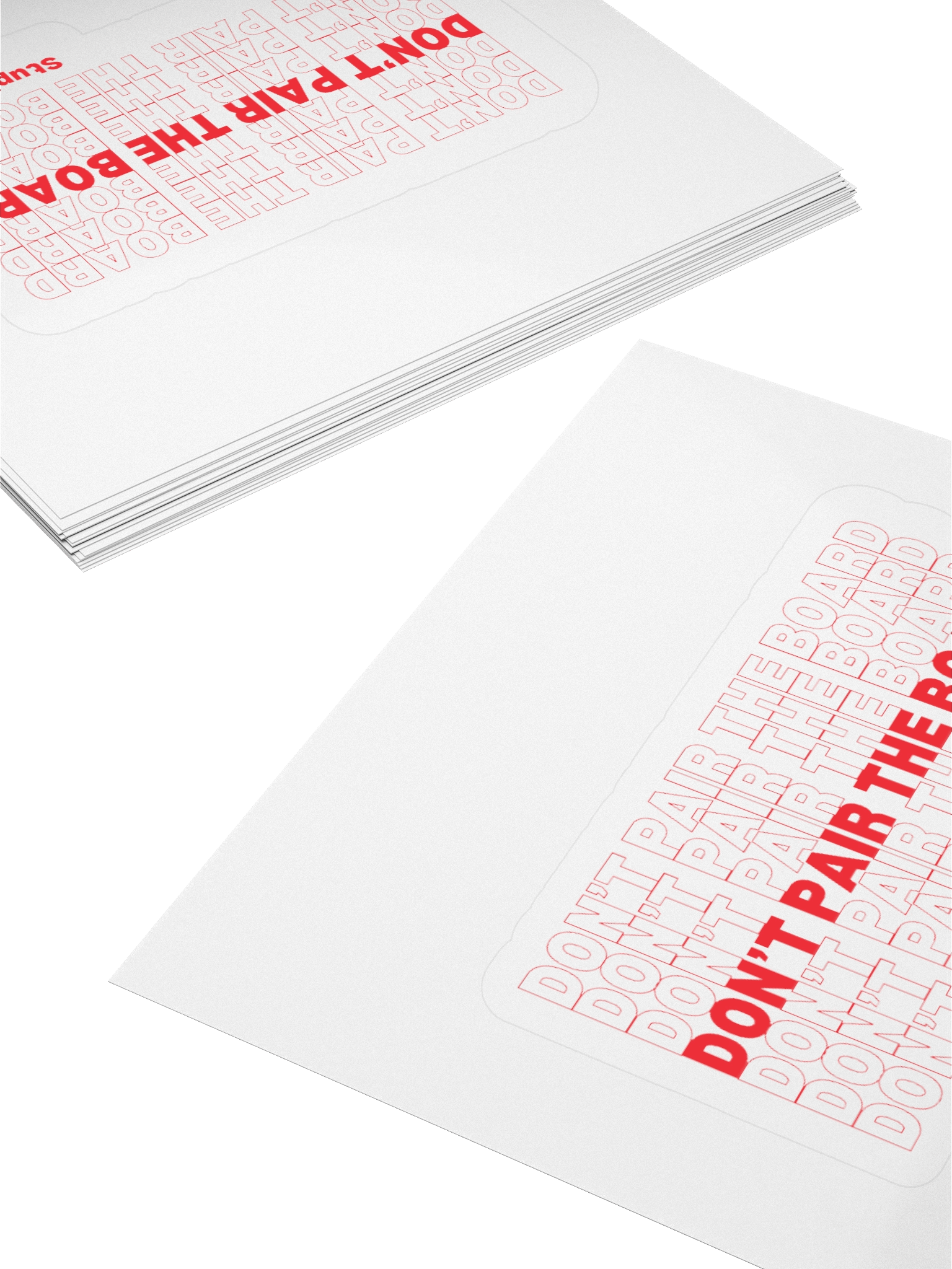 Don't Pair the Board Sticker product image (4)