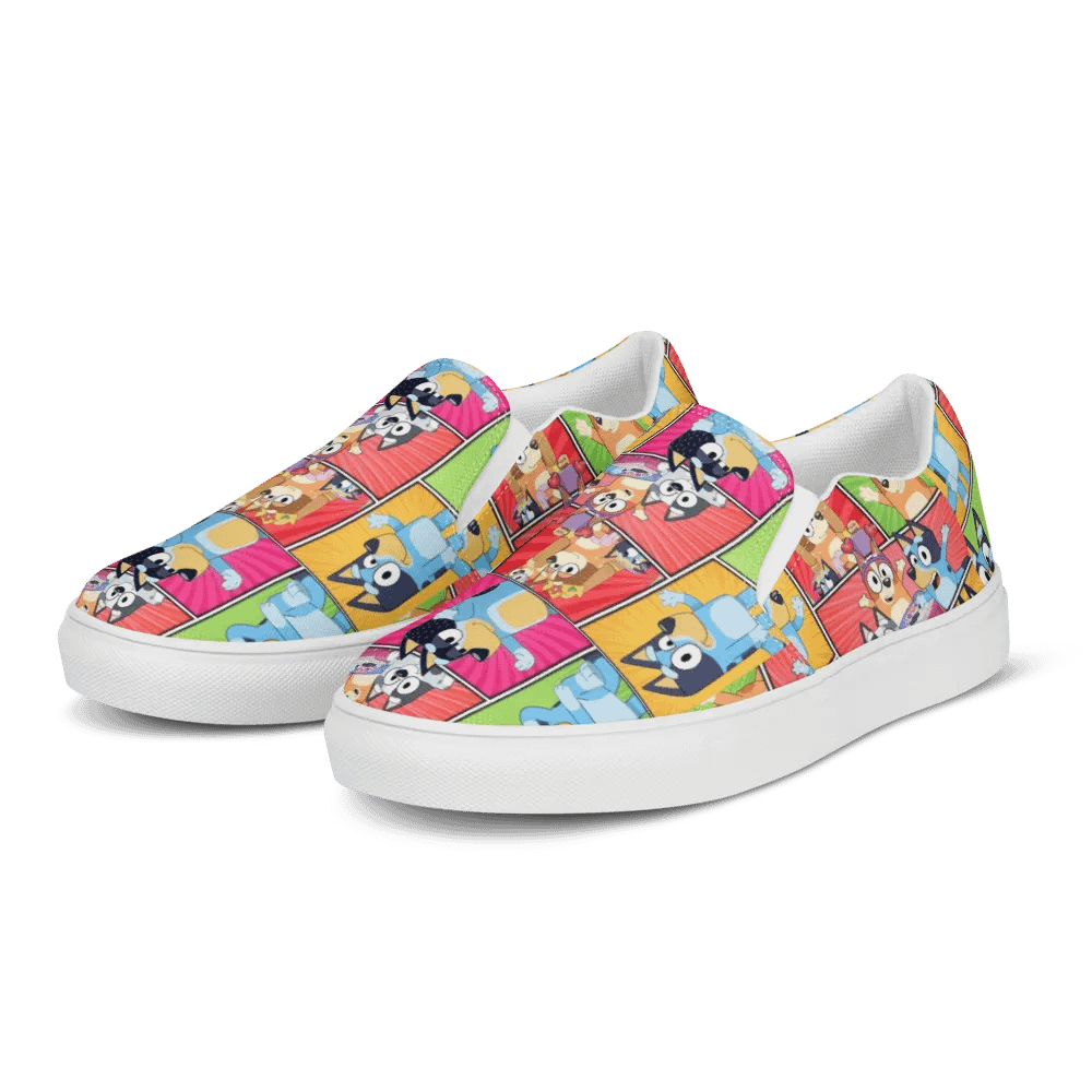 Aussie Heeler Design _ Calceonova Streetwear Shoes _ Custom Woman Slip On Sneakers product image (6)