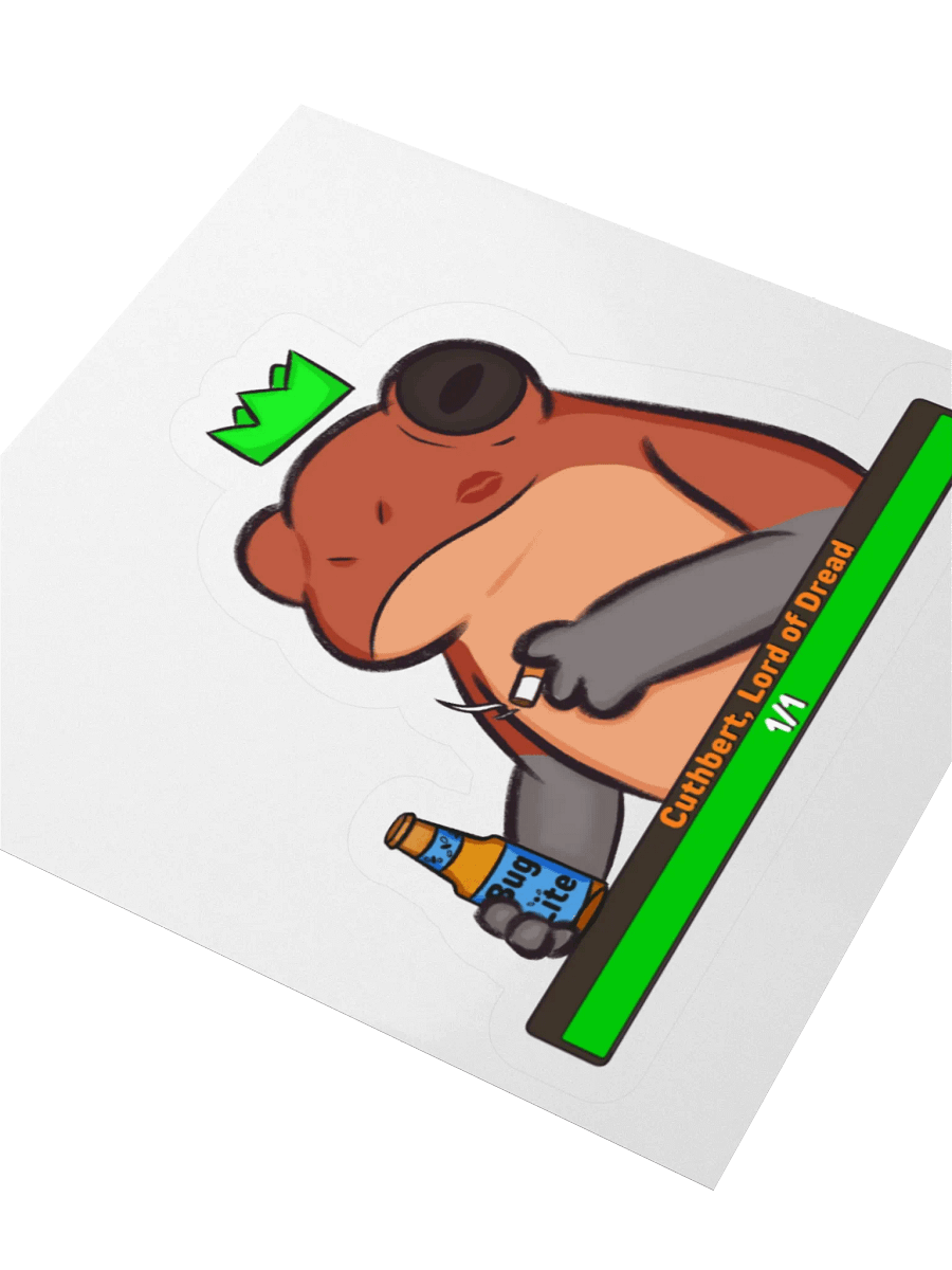 Cuthbert, Lord of Dread Sticker product image (3)