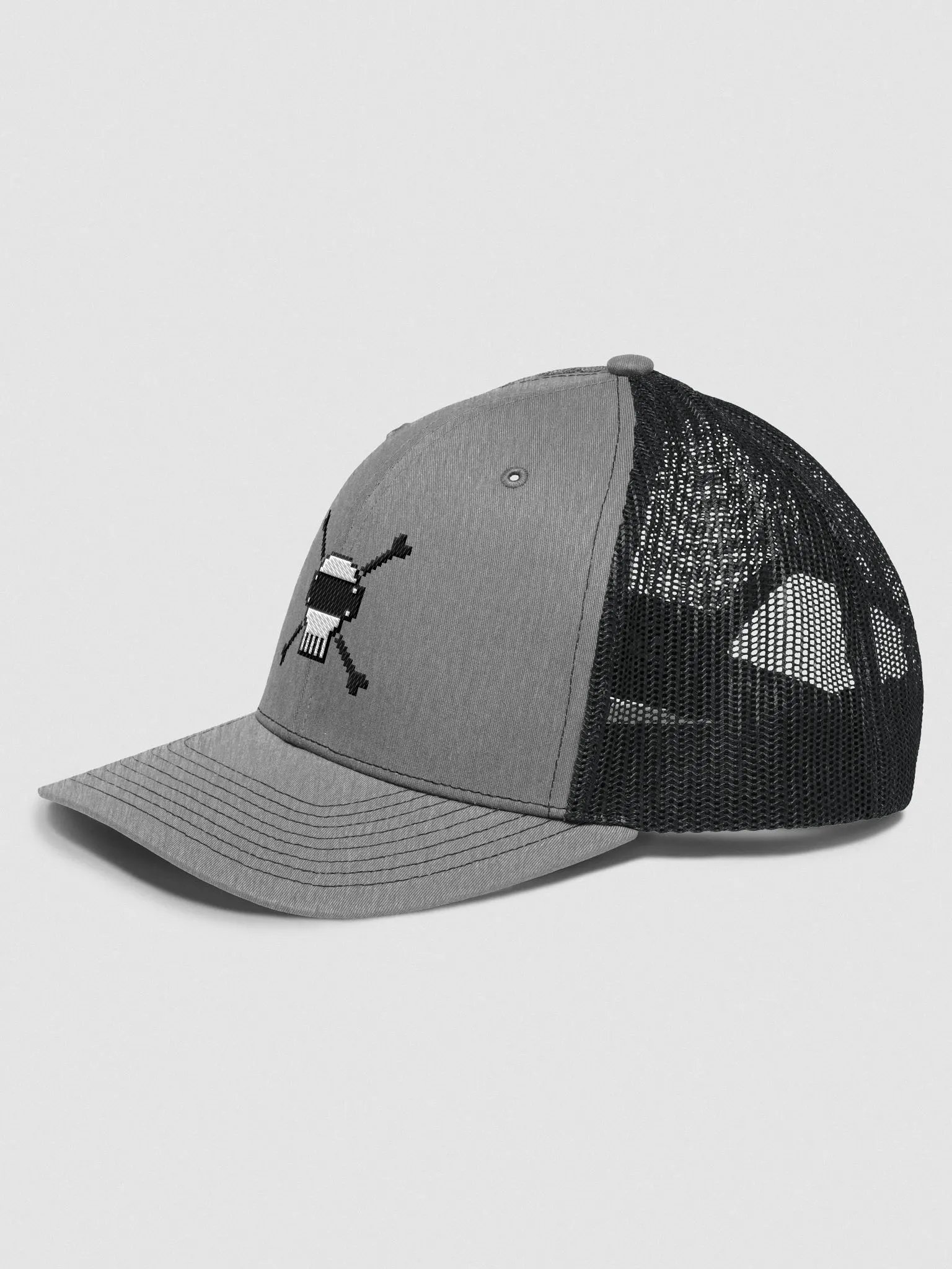 VR is Dead - White Skull Trucker product image (2)