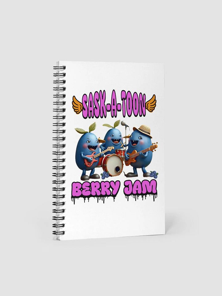 Saskatoon Berry Jam Spiral Notebook product image (1)