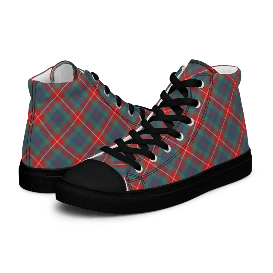 Fraser Ancient Tartan Men's High Top Shoes product image (8)
